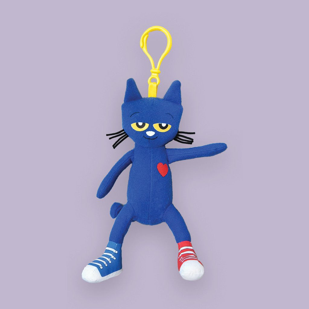 MerryMakers 6.5" Pete the Cat Backpack Pull, based on the book by James Dean