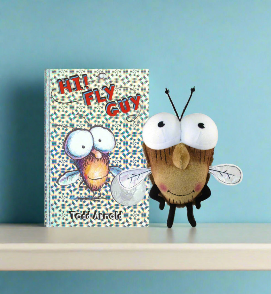Hi! Fly Guy 8" Plush with hardcover book by Tedd Arnold