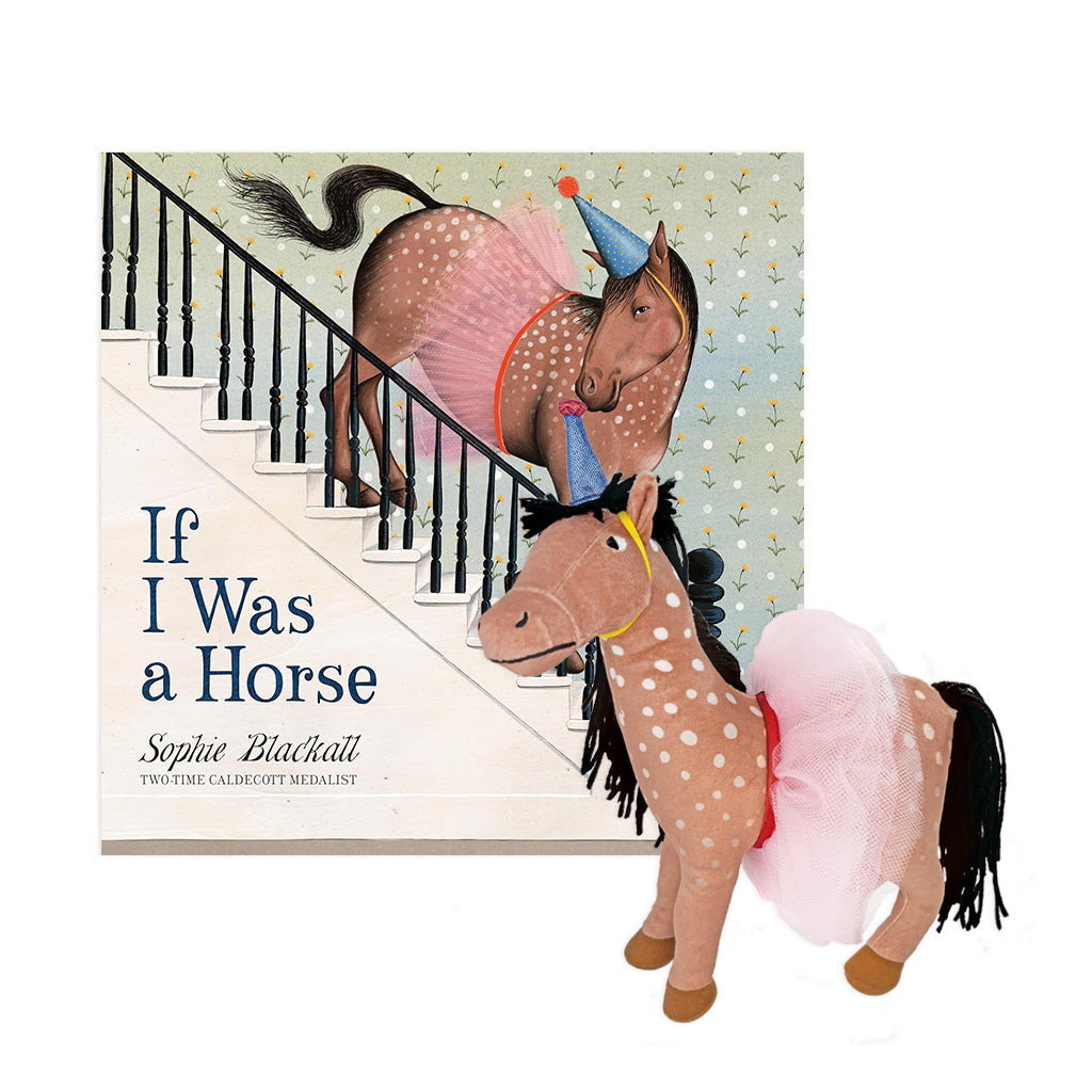 MerryMakers 10" If I Was a Horse Plush, based on the bestselling picture book by Sophie Blackall