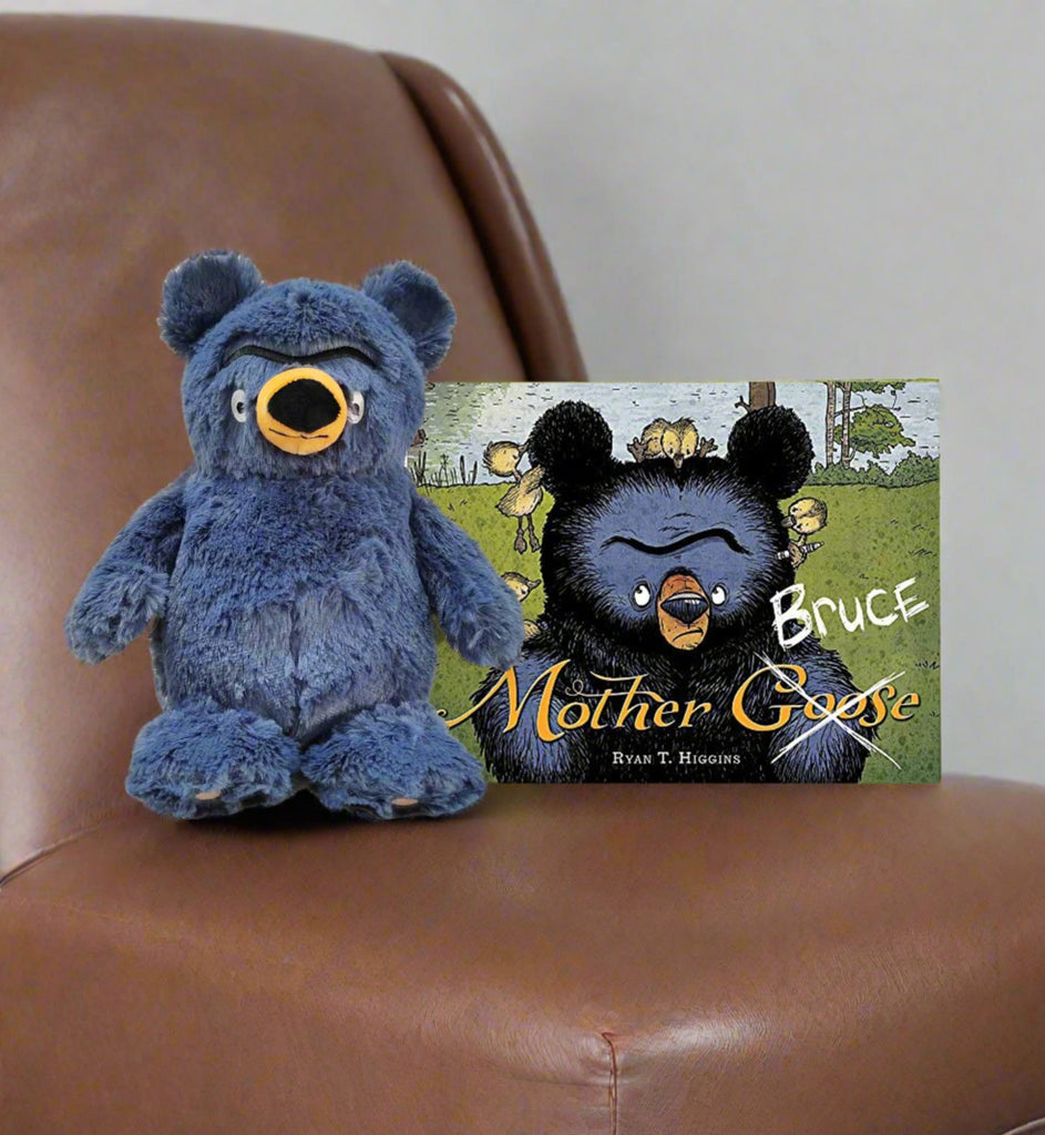 MerryMakers 9.5" Mother Bruce Plush with hardcover book