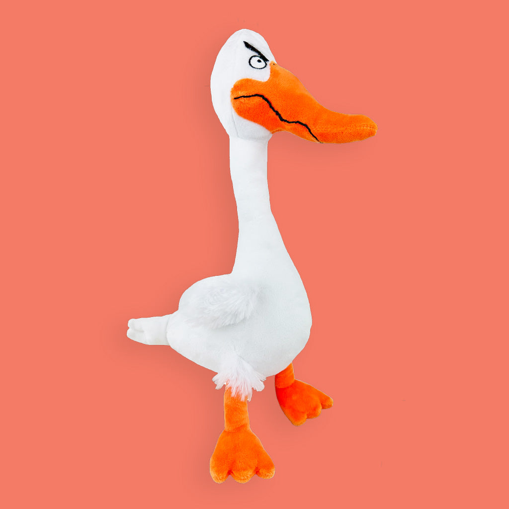 MerryMakers 14" The Serious Goose Plush is based on the bestselling picture book by Jimmy Kimmel