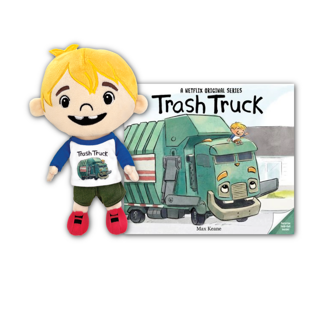 MerryMakers Trash Truck's Hank Doll & Board Book Set
