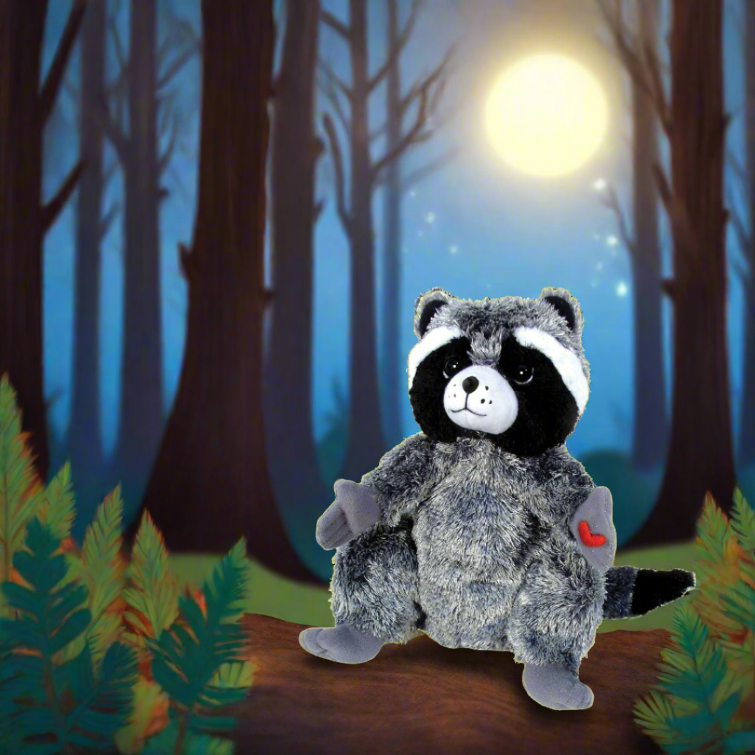 Kissing Hand Chester Raccoon Doll