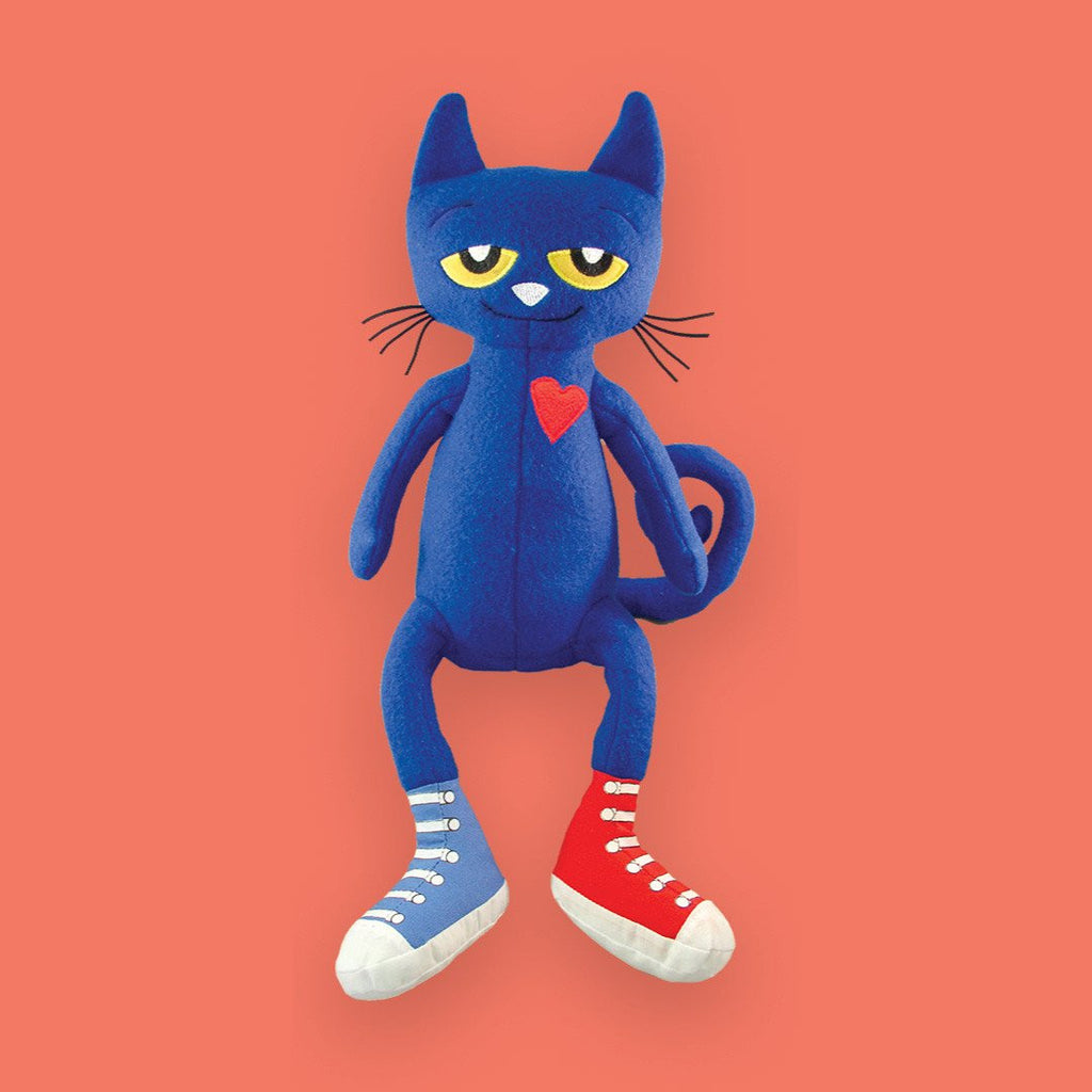 MerryMakers 14.5" Pete the Cat Doll, based on the book by James Dean 