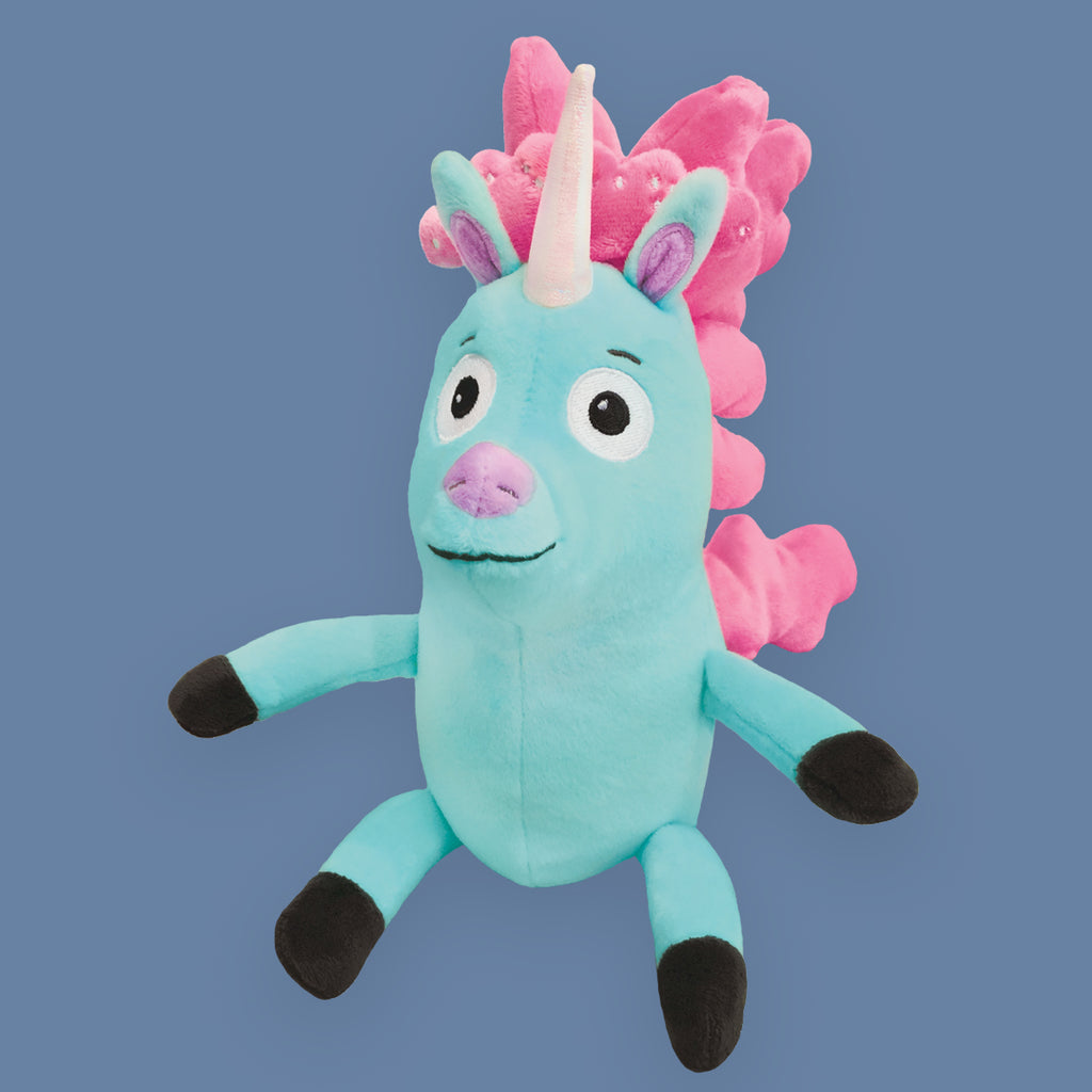 MerryMakers 9" Kevin the Unicorn Doll, based on the books by Jessika von Innerebner