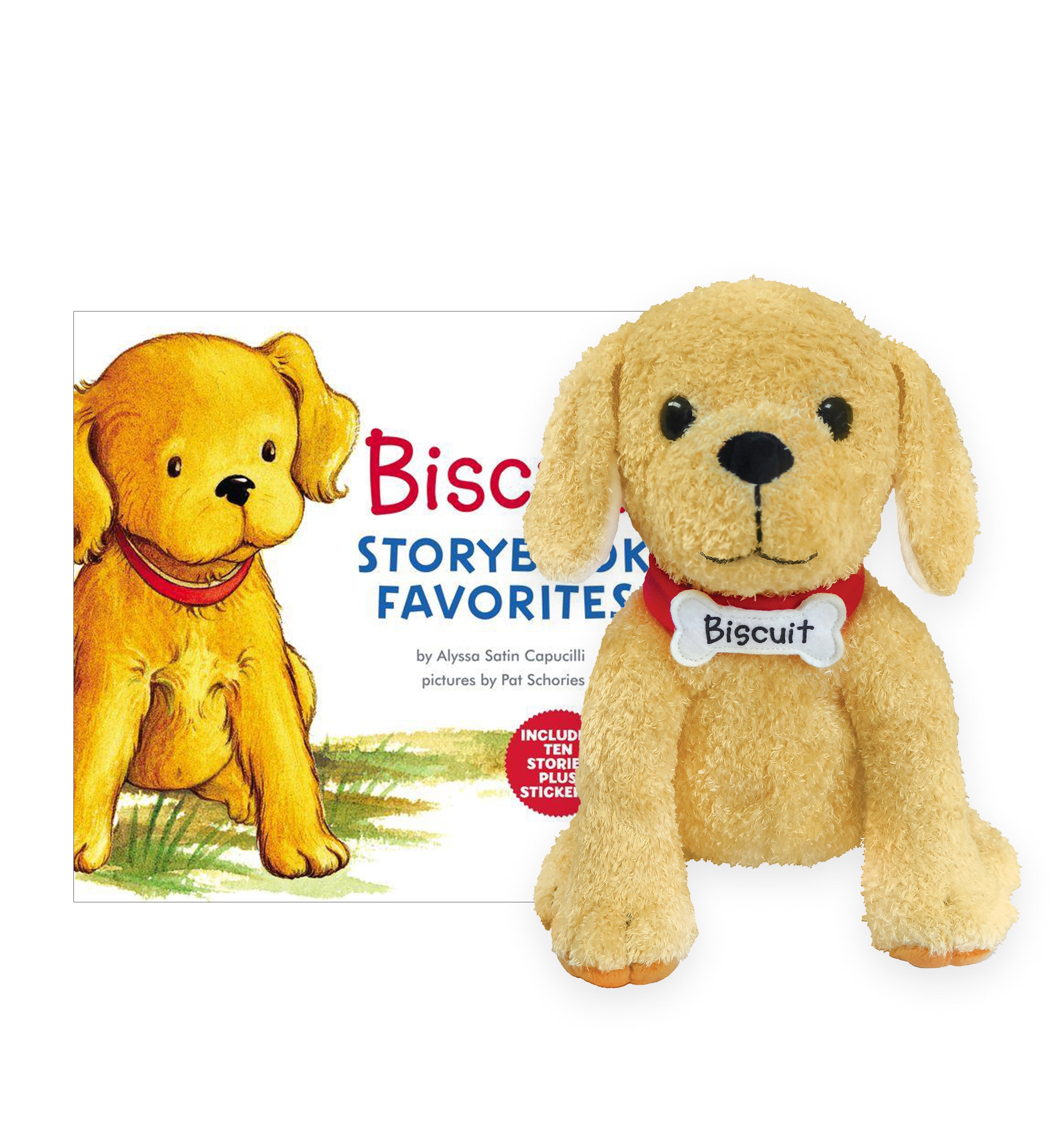 MerryMakers Biscuit Plush Doll - Soft Stuffed Dog Toy Based On The Children's Book