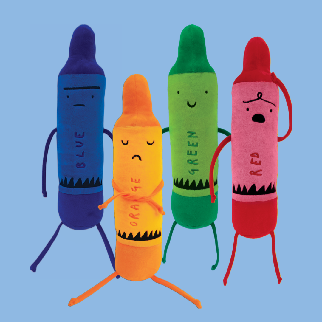 The Day the Crayons Quit Plush Pack MerryMakers Inc