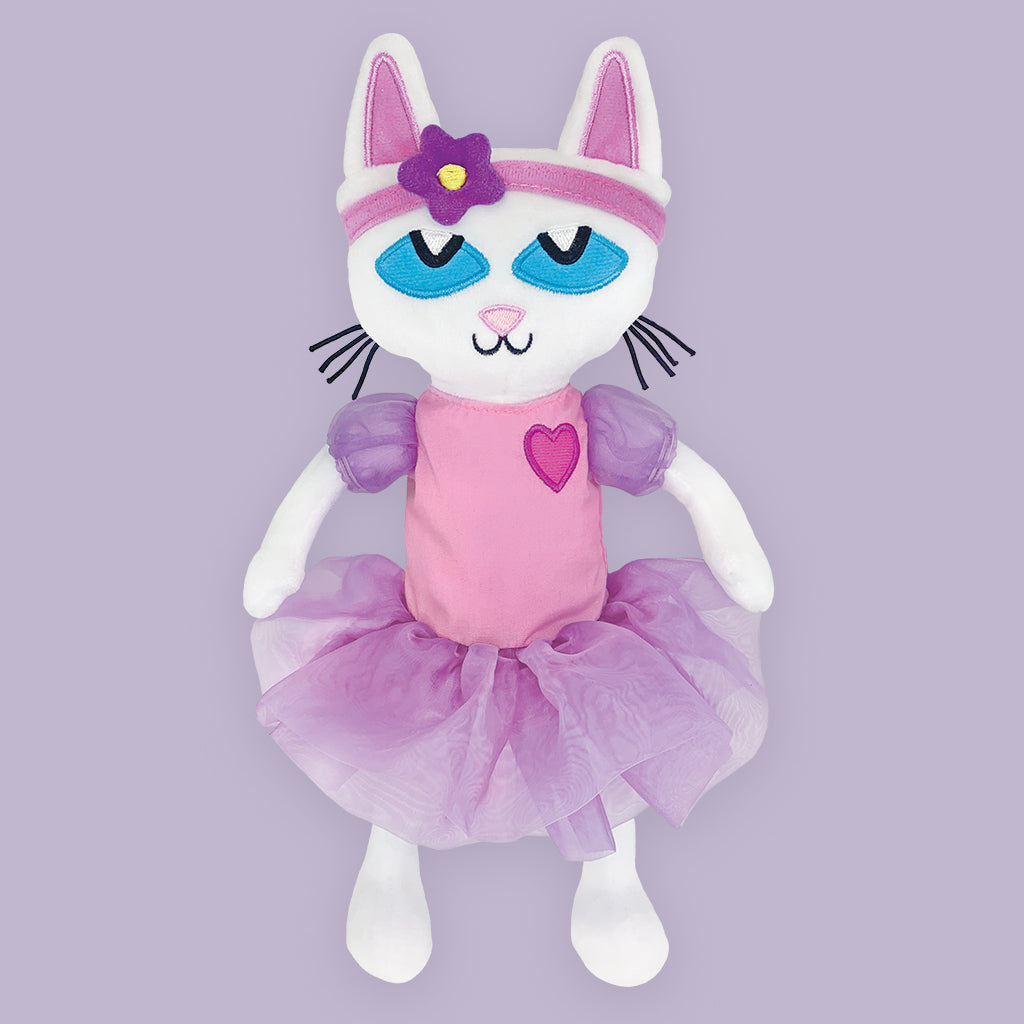 MerryMakers 12.5" Pete the Cat Callie Doll, based on the bestselling picture books by Kimberly and James Dean