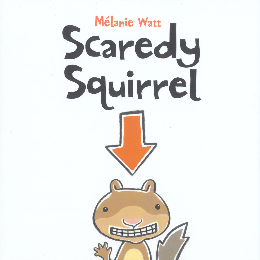 MerryMakers 12" Scaredy Squirrel Puppet and Book Set, based on the book by Melanie Watt
